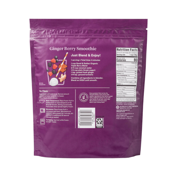 Organic Frozen Triple Berry Blend - Image 2